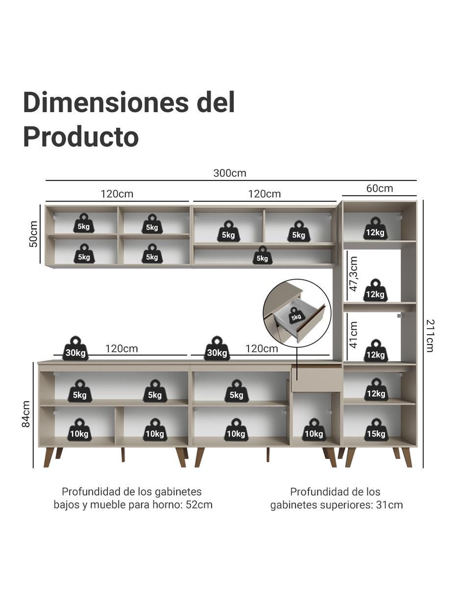 Cocina integral Nice 11