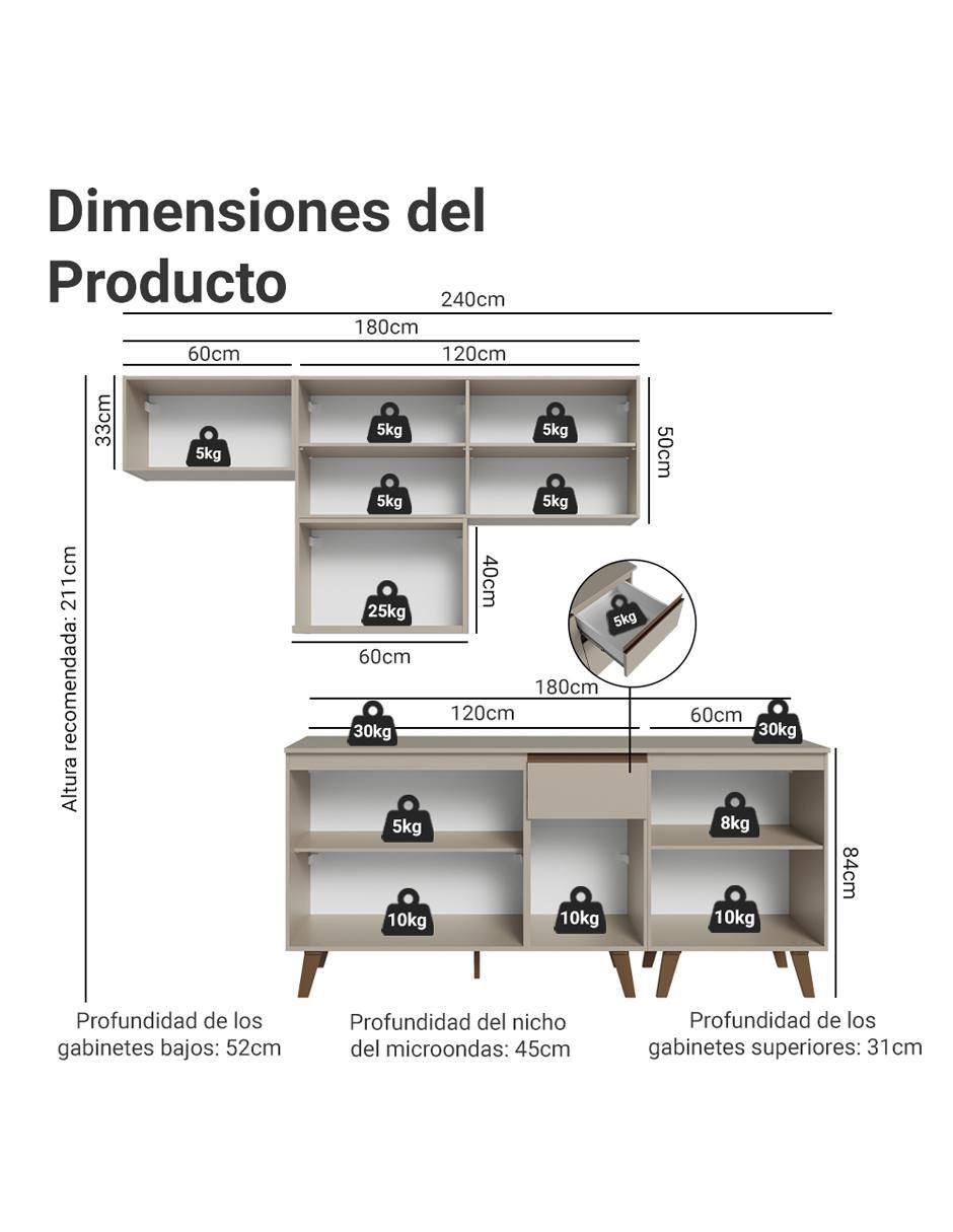 Cocina integral Nice 11