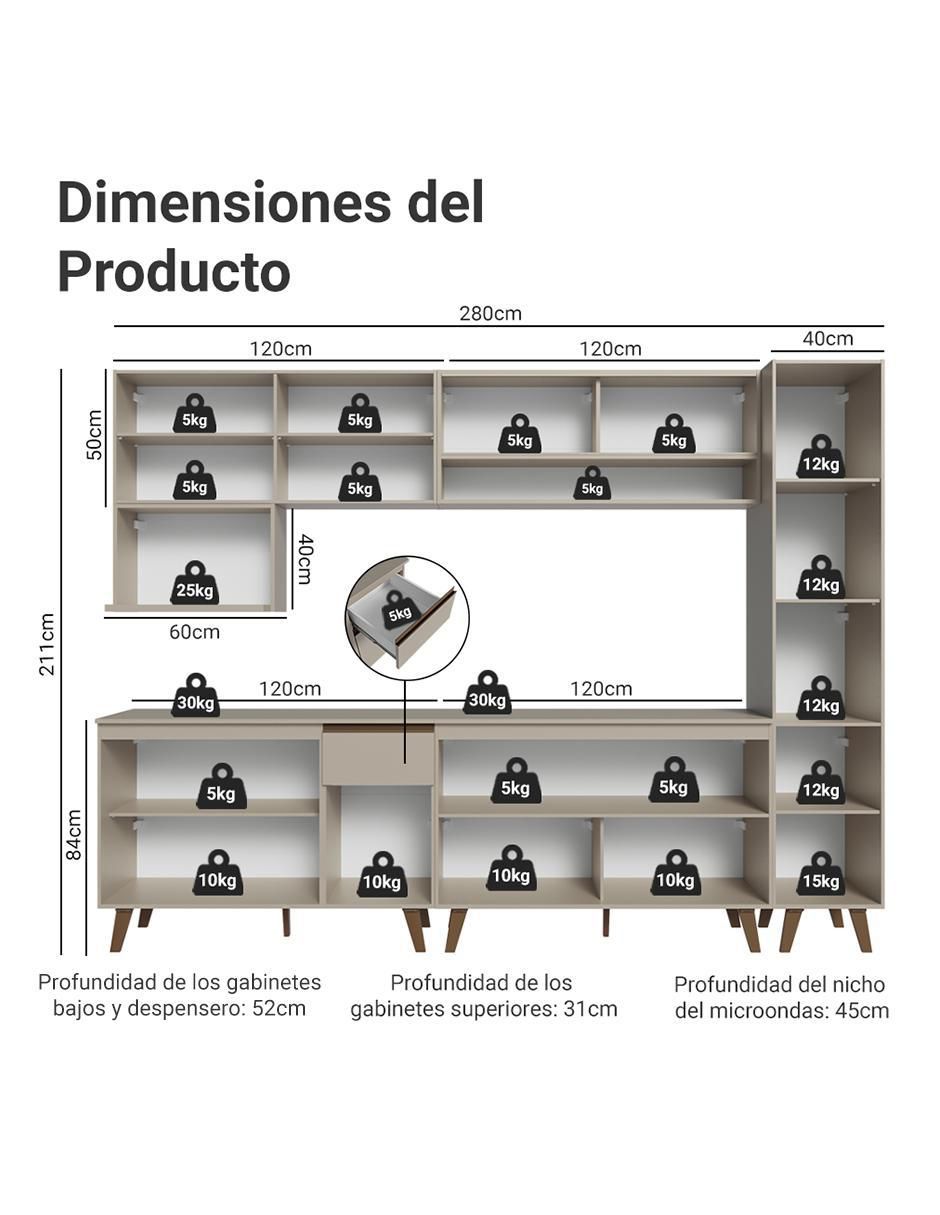 Cocina integral Nice 12