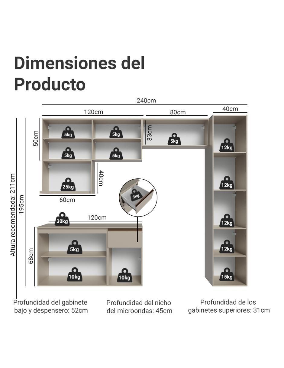 Cocina integral Nice 11