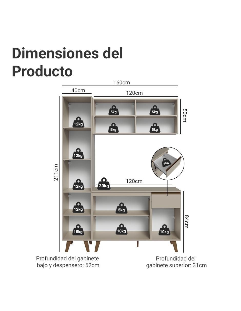 Cocina integral Nice 11