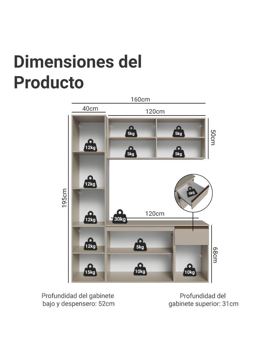 Cocina integral Nice 11