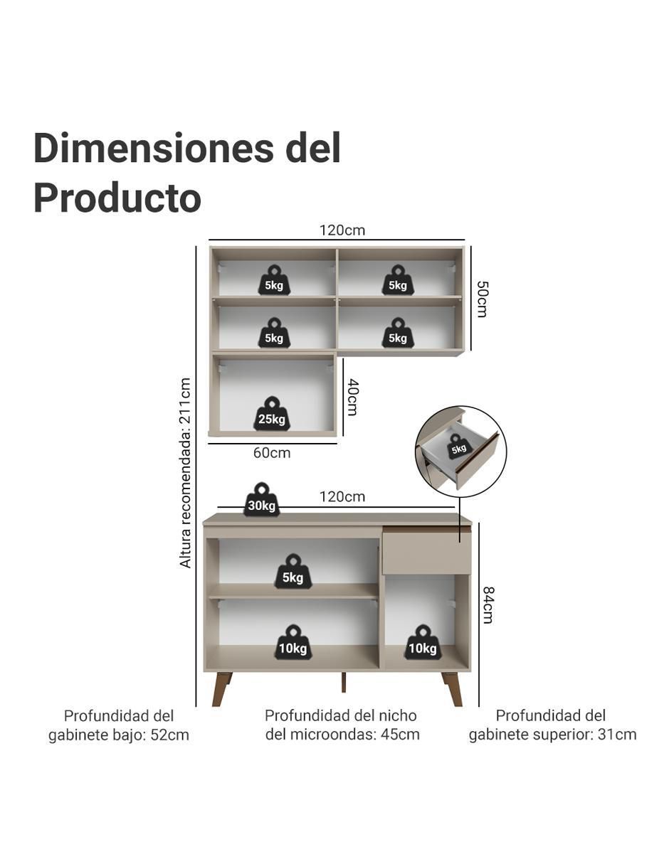 Cocina integral Nice 12