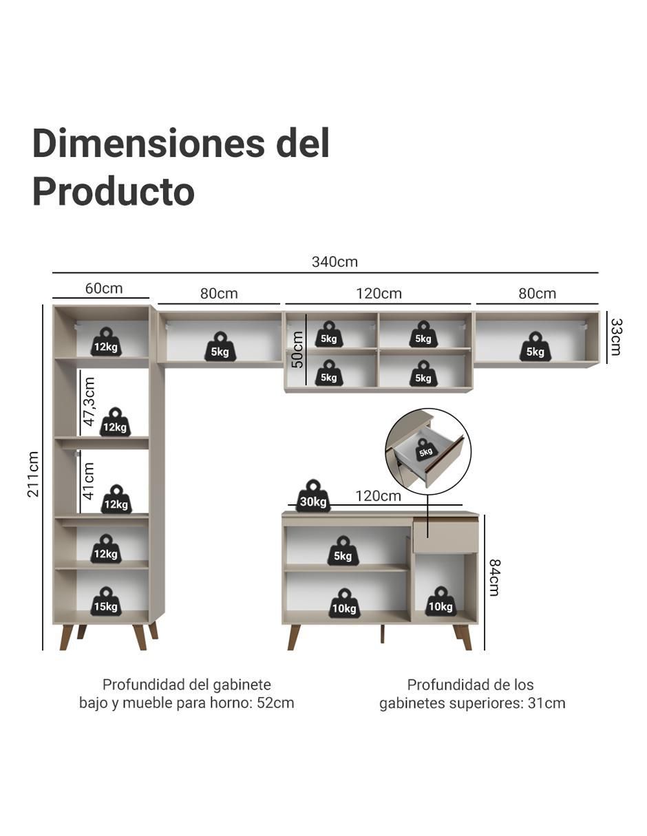 Cocina integral Nice 12