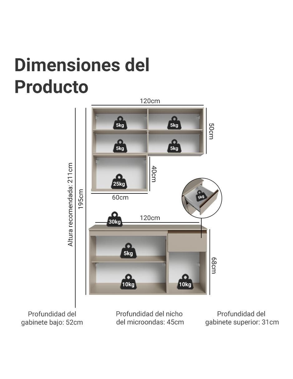 Cocina integral Nice 11
