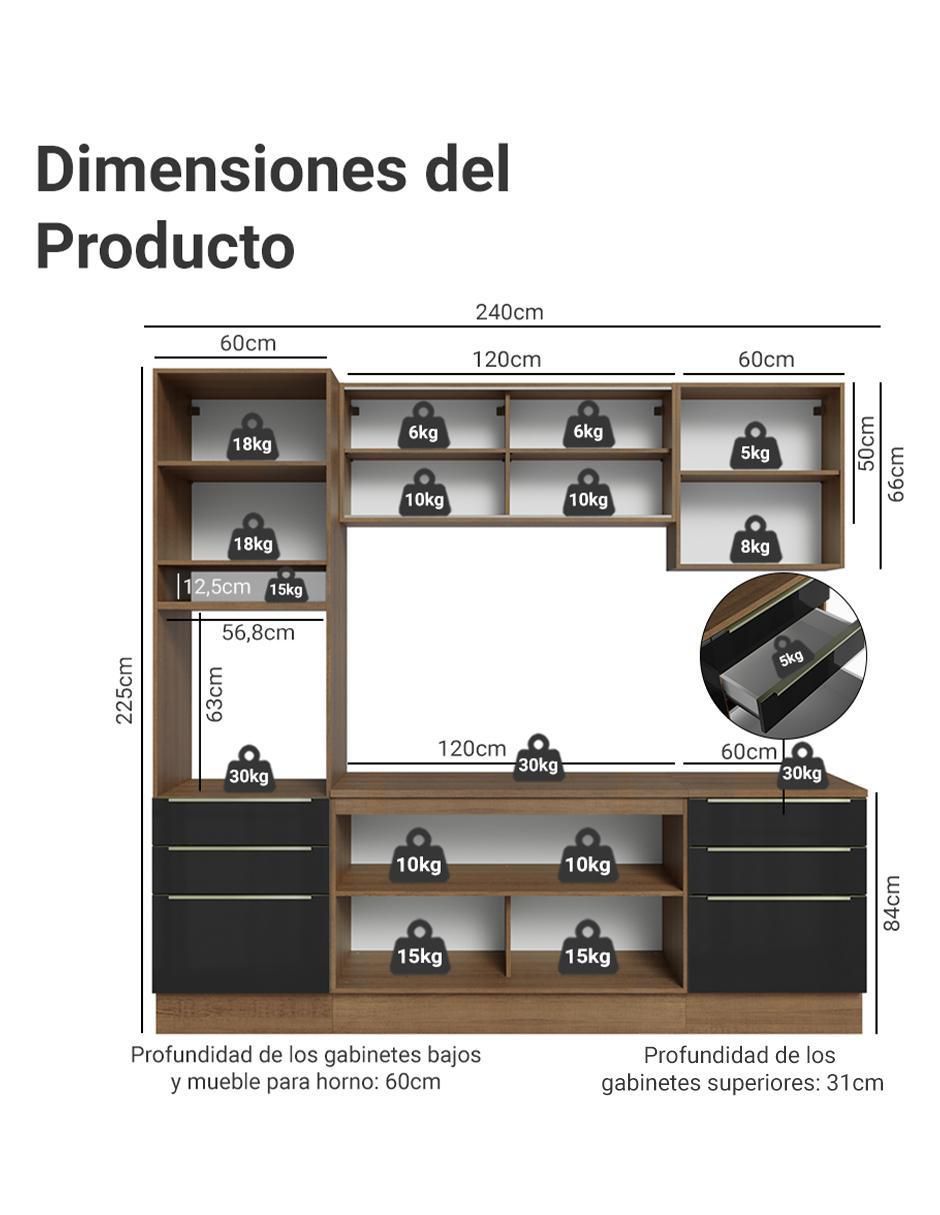 Cocina integral Lux 12