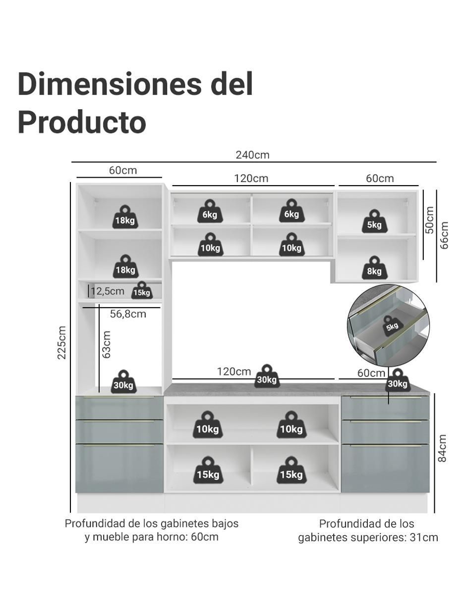 Cocina integral Lux 11