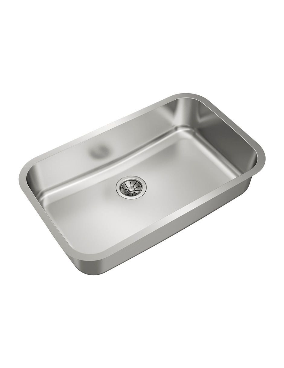Tarja 1 tina de acero inoxidable con escurridor be 74.43 / tu 31.9 5