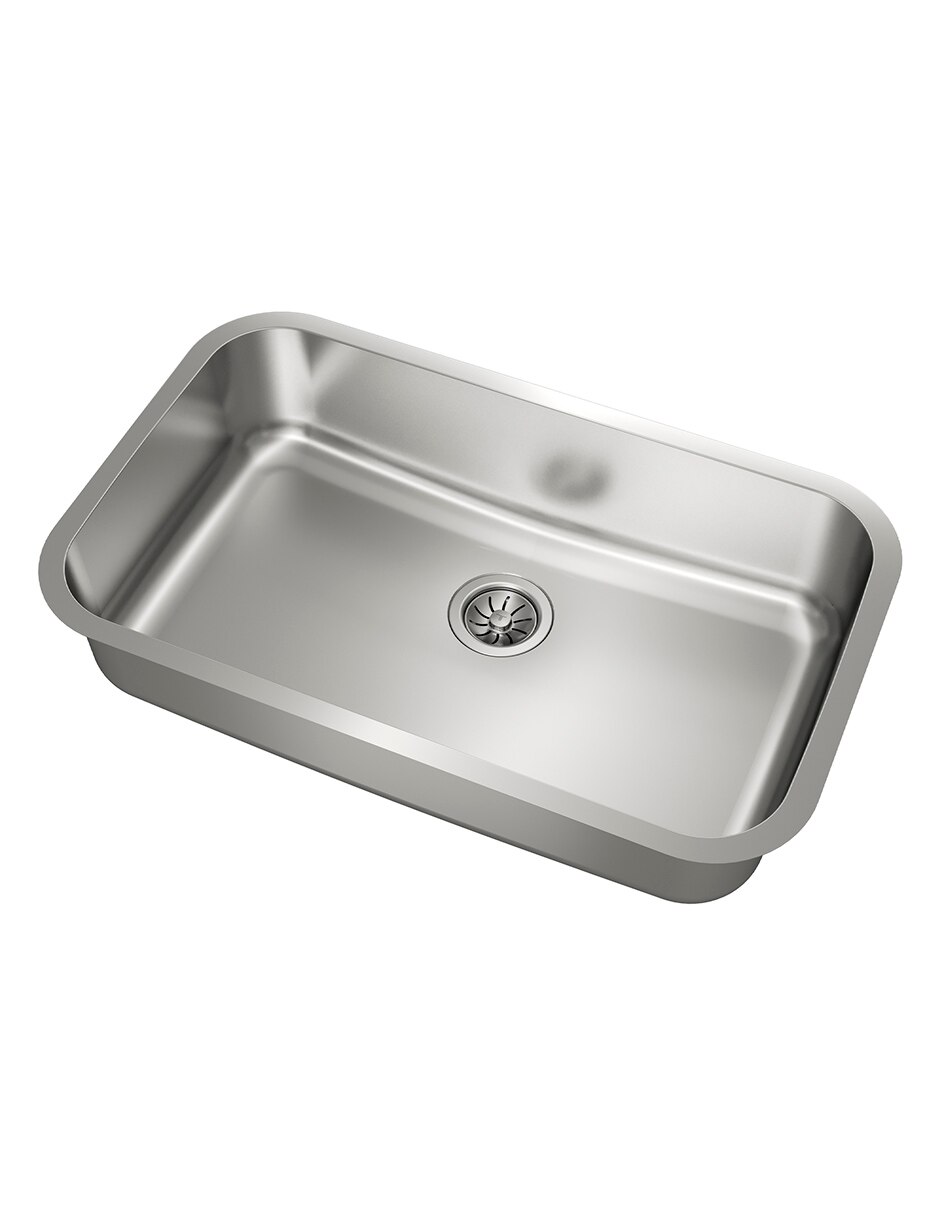 Tarja 1 tina de acero inoxidable con escurridor be 74.43 / tu 31.9