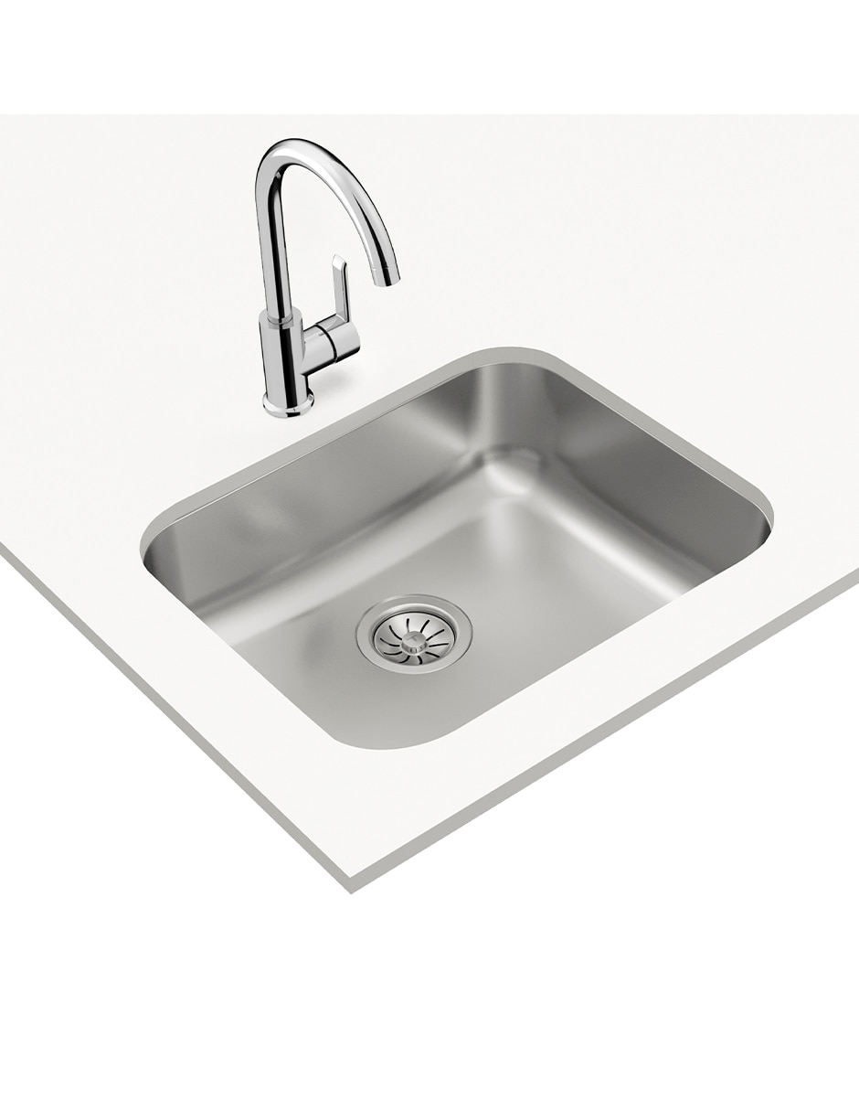 Tarja 1 tina de acero inoxidable Square 50.40 TG B 5