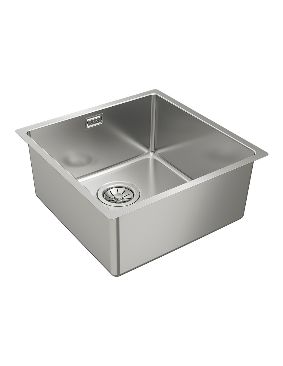 Tarja 1 tina de acero inoxidable con escurridor be linea rs15 40.40 5