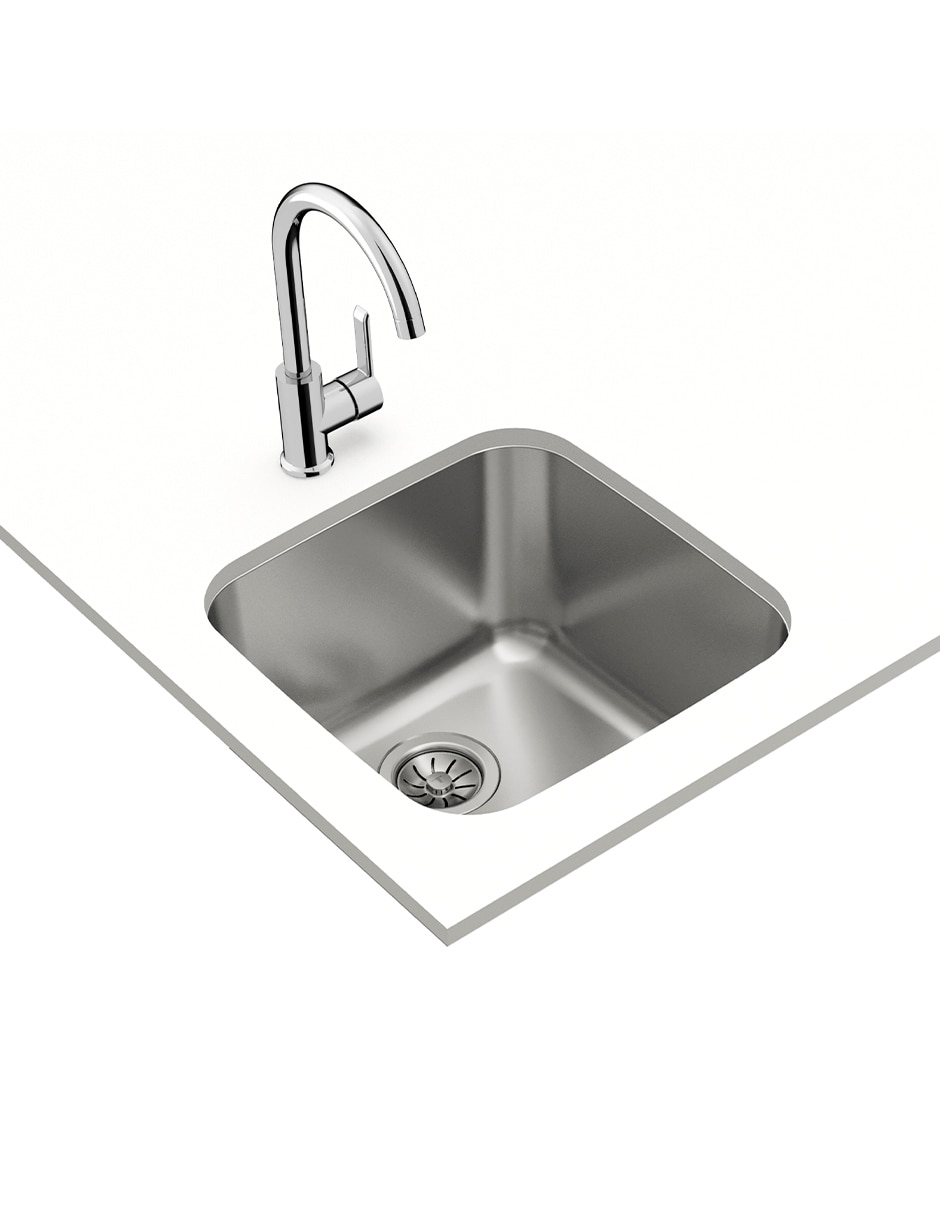 Tarja 1 tina de acero inoxidable Square 50.40 TG B