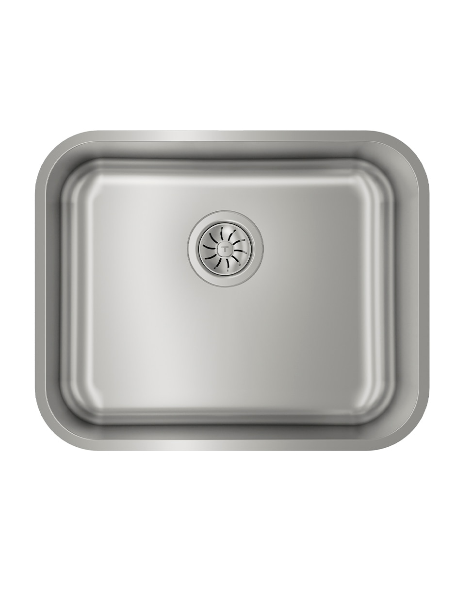 Tarja 1 tina de acero inoxidable con escurridor be-50.40 plus