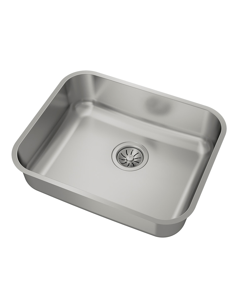 Tarja 1 tina de acero inoxidable con escurridor be-50.40 plus 5