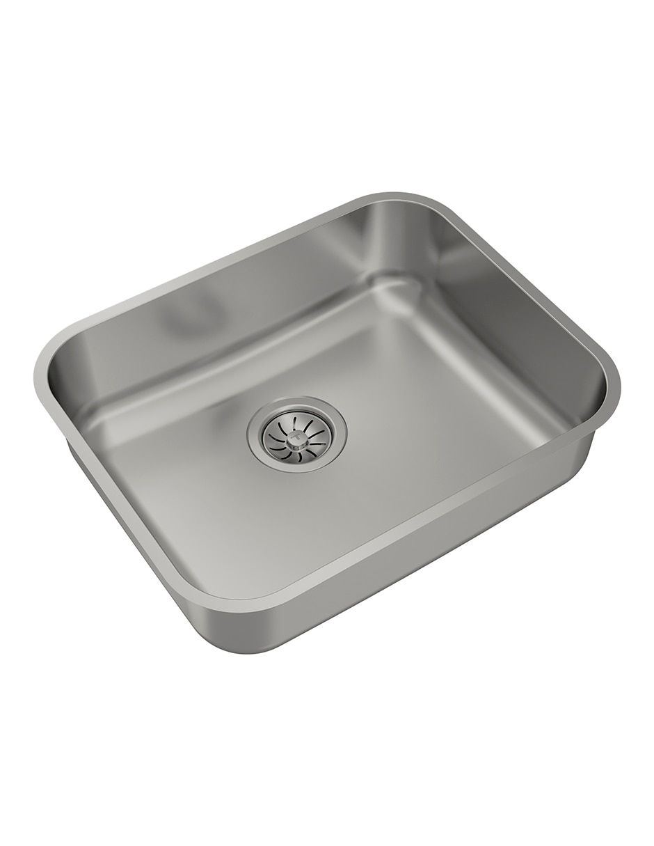 Tarja 1 tina de acero inoxidable con escurridor be-50.40 plus
