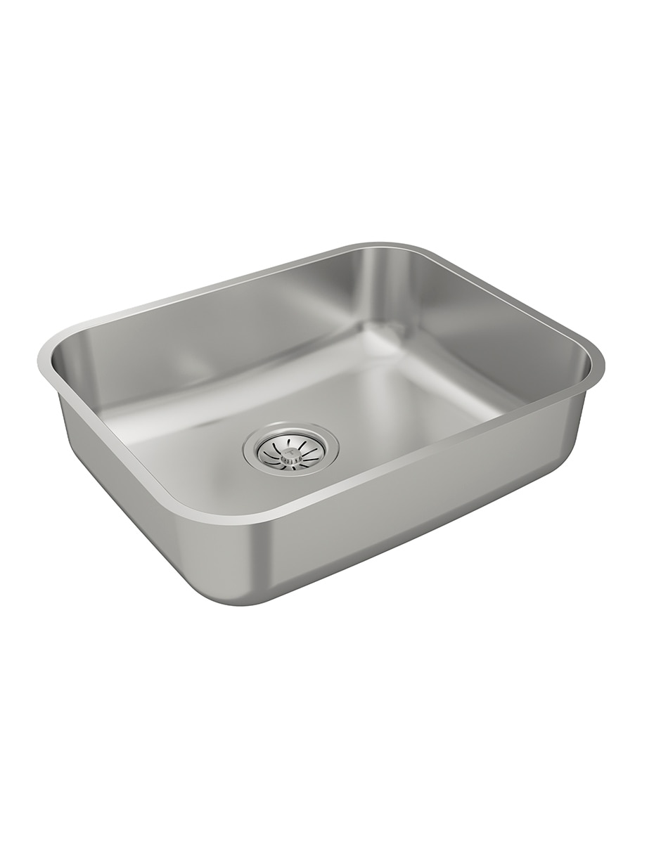 Tarja 1 tina de acero inoxidable con escurridor be-50.40 plus